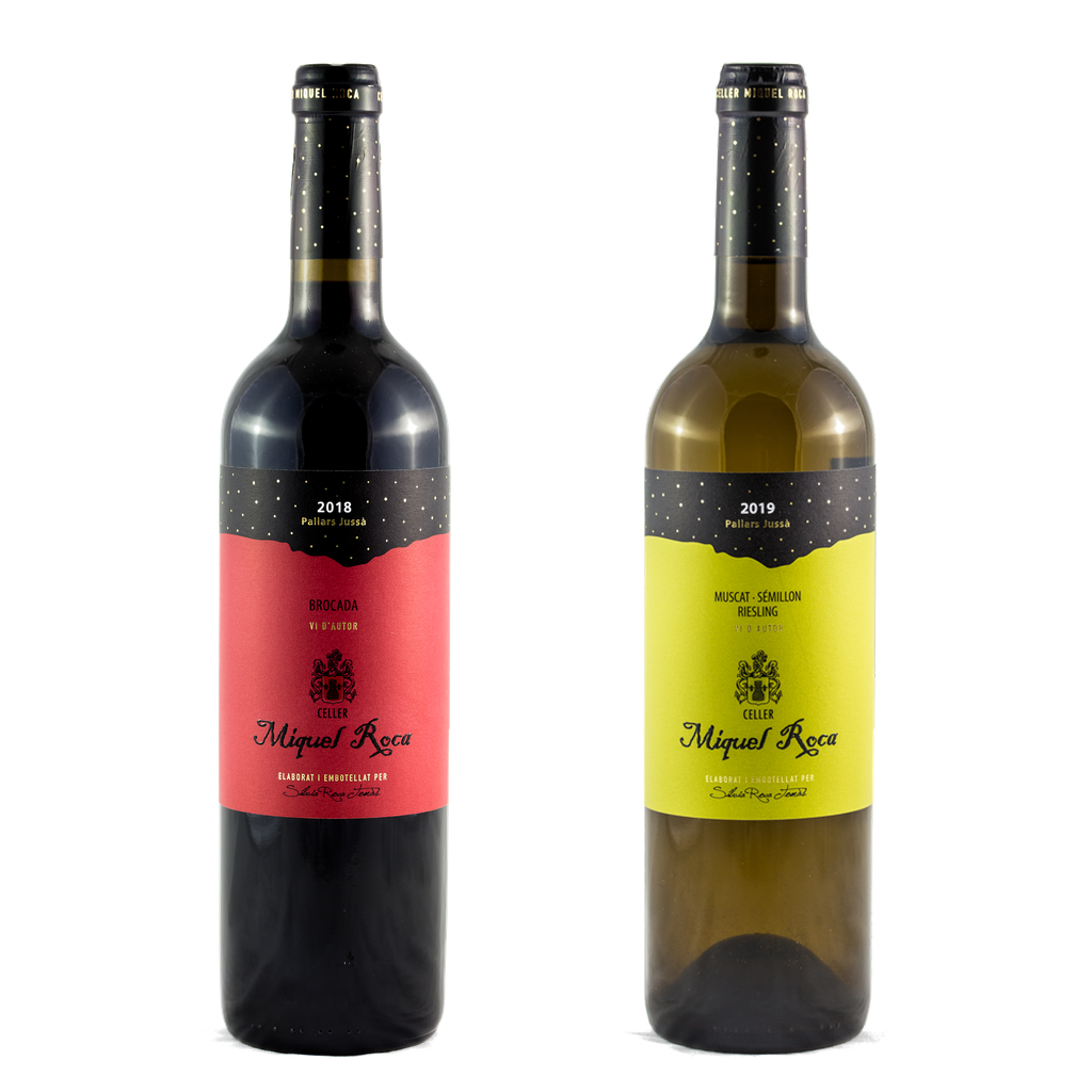 Pack 3 White & 3 Brocada